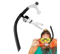 Snorkel for Swimming Laps - Portable Swim Snorkel | Adjustable Silicone Mouthpiece with Breath Control Tube, Swim Training Gear for Lap Swimming, Pool and Open Water Snorkeling