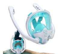 Snorkel full viso-Goggles anti-Fog, maschera da nuoto subacquee | Design top a secco traspirante con cinturini regolabili per adulti uomini donne, attrezzatura per immersioni per lo snorkeling per l'a