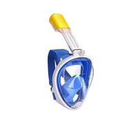 Snorkel Mask,180View Snorkelling Mask with Panoramic Full Face Design-Sports Camera Compatible Free Breath Diving Mask with Anti-Fog And Anti-Leak Tec