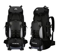 Snorthy 90L zaino da trekking, zaino leggero resistente all'acqua per uomini donne pieghevole zaino da campeggio traspirante zaino da viaggio per arrampicata pesca alpinismo turismo ciclismo