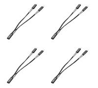 Snorvixre 2Pin Female Double Male Divider Cable Scheda madre Power Reinitialize Change Link Tall Conductivity Bronze Wire Building Scheda madre Power Cord