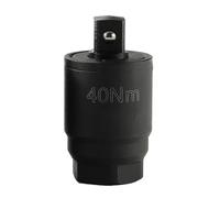 Snorvixre Adattatore dinamometrico di precisione per 3/8 pollici Cricchetto di azionamento strumento in lega di acciaio ideale per gli appassionati di meccanica, strumento per misurare la coppia nel