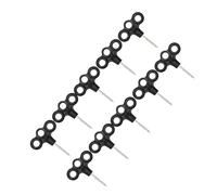 Snorvixre Ancoraggio a vite da campeggio con tre occhielli, ad alta resistenza, antivento, per stabilità, resistente alla corrosione