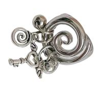 Snorvixre Anelli unici, cavi, alla moda, astratti, vuoti, gioielli punk, perfetti per giovani donne e coppie, presentare gioielli alla moda