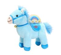 Snorvixre Anno dei cavalli segno zodiacale bambola di peluche simboleggia la felicità e la prosperità in morbido cotone riempimento decorazione ufficio casa cavallo fortunato peluche