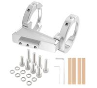 Snorvixre Bicicletta piegata, adattatore portapacchi anteriore, struttura in lega, pendolare, indispensabile per 8 kg, installazione rapida, porta borsa per bicicletta