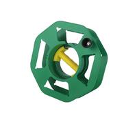 Snorvixre Bobina di cavo, manovella ergonomica e camera di scarico sovradimensionata per stoccaggio salvaspazio, bobina leggera