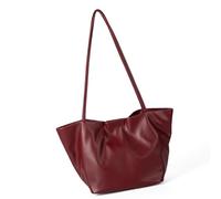 Snorvixre Borsa a tracolla alla moda, stile retrò, spazioso lavoro interno, pendolari, borsa in pelle PU, impermeabile, accessorio da donna, stile coreano, borsa a tracolla spaziosa, b