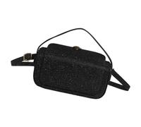 Snorvixre Borsa a tracolla contemporanea, alla moda in pelle PU, borsa a tracolla da viaggio, borsa per la spesa casual per l'uso quotidiano, borsa da sera alla moda, Nero