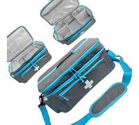 Snorvixre Borsa portatile per agenda, per uso domestico Side Pull con evidenziazione di più scomparti, grande capacità di archiviazione, piano sottile e flessibile, 3 mila crisi familiari