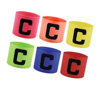 Snorvixre Braccialetti da calcio capitano, leader competizione, braccialetto da calcio, bracciale multicolore, gruppi di calcio, fasce sportive per adulti