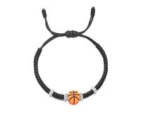 Snorvixre Braccialetto regolabile ispirato allo sport, in corda nera resistente, perfetto per individui attivi e coppie, accessorio fitness, Einheitsgröße, come descritto