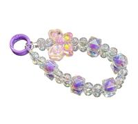 Snorvixre Ciondolo per cellulare a forma di farfalla, con perline