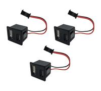 Snorvixre Confezione da 3 porte di ricarica sicure con presa USB e tipo C per un collegamento versatile dei dispositivi, sala conferenze