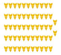 Snorvixre Confezione da 57 pigliamosche autoadesivi con motivo a farfalla, su entrambi i lati per una efficace lotta contro le tarme per interni ed esterni