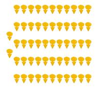 Snorvixre Confezione da 57 pigliamosche autoadesivi con motivo a farfalla, su entrambi i lati per una efficace lotta contro le tarme per interni ed esterni