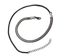 Snorvixre Elegante e impeccabile bracciale unisex resistente all'ossidazione, regalo per compleanni, anniversari, regalo per te, elegante complemento, Taglia unica, come descritto