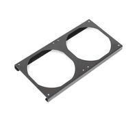 Snorvixre Il supporto per ventola in metallo da 12 cm aumenta il raffreddamento di 15 mm e migliora il flusso d'aria nei PC e nelle workstation Airflow Enhancer