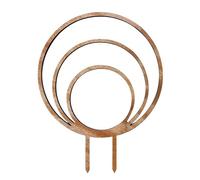 Snorvixre Installazione senza attrezzi, asta di supporto per piante in legno sostenibile, semplice per la bellezza naturale del giardino, supporto decorativo per piante