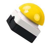 Snorvixre Interruttore a pulsante, design sferico a forma di funghi, accessori di ritorno per linee di produzione in fabbrica, non si spegne