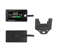 Snorvixre Monitor di carica batteria resistente per moto con allarmi regolabili e ampio display angolare con guida al litio, potenziale batteria acida