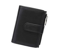 Snorvixre Organizer dimagrante per portafogli in PU con protezione per il blocco delle monete, porta carte alla moda, da viaggio, uso aziendale, porta carte retrò con tasca, elegante portafoglio