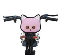 Snorvixre Poggiatesta morbido e sicuro per i più piccoli per il sedile dello scooter previene gli urti manubrio con fissaggio sicuro della cinghia, protezione della testa del bambino regolabile