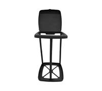 Snorvixre Porta-sacco della spazzatura portatile, supporto per sacco della spazzatura, telescopico, telaio con coperchio per soggiorno, cortile, soggiorno, cortile, prato, campeggio