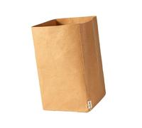 Snorvixre Pratici sacchetti di carta kraft riutilizzabili, pratici per viaggi e ufficio, robusti e lavabili per il comfort quotidiano, tasche riutilizzabili