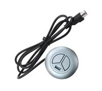 Snorvixre Pratico cambio dei comandi del motore per sedie sollevatrici con controllo manuale rotondo a 2 tasti e porta USB per sedie a sdraio elettriche, interruttore a sdraio con porta di ricarica