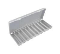 Snorvixre Pratico organizer per batterie, design resistente al calore, struttura in plastica, adatto per la conservazione sicura delle batterie ricaricabili, contenitore per batteria portatile