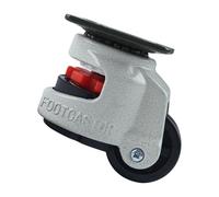 Snorvixre Robusto rullo di livellamento con codolo filettato, ruota a rulli industriale, girevole a 360 gradi, rullo mobile per la base di stabilizzazione dei dispositivi di stampa stampante