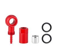 Snorvixre Set di aghi per olio per freni per bicicletta, linea idraulica lavorata con precisione da 5 mm, in lega di alluminio, ad alte prestazioni, compatibilità, ago dell'olio per freni della