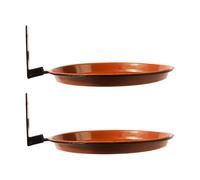 Snorvixre Spaziosa mangiatoia per uccelli per esterni, struttura in plastica, meccanismo di difesa dello scoiattolo, soluzione di alimentazione multifunzionale, a bassa manutenzione, mangiatoia per