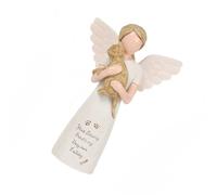 Snorvixre Statuetta di angell per cani, statuetta angell di amicizia, ricordi, regalo per animali domestici, memoriali, decorazione da tavolo per ufficio, decorazione per la casa, angeli