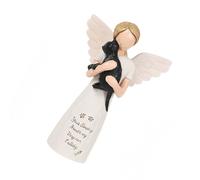 Snorvixre Statuetta di angell per cani, statuetta angell di amicizia, ricordi, regalo per animali domestici, memoriali, decorazione da tavolo per ufficio, decorazione per la casa, angeli