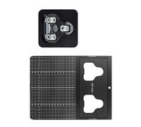 Snorvixre Strumento di allineamento per bicicletta portatile, in alluminio leggero, regolatore ergonomico a doppia faccia per bici da corsa, biciclette portatili, chiavi a tacchetta