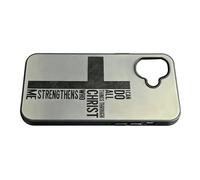 Snorvixre Supporto per telefono sicuro, custodia antiurto, custodia protettiva con simbolo accattivante, ideale per la preghiera, poesia biblica