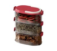 Snorvixre Versatile scatola di plastica per più stanze, facile impilamento, modularità, visione chiara, aiuto nell'organizzazione, scatola multiuso salvaspazio