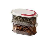 Snorvixre Versatile scatola di plastica per più stanze, facile impilamento, modularità, visione chiara, aiuto nell'organizzazione, scatola multiuso salvaspazio