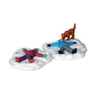 Lemax Christmas Village 62444 - Set di 2 angeli delle nevi