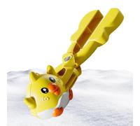 Snow Ball, Cute Animal Clip for Winter Fun, Outdoor Snow Toy with Easy Grip Handle, Chicken Snowball Maker Family Games, Sturdy Abs Material, Kids Tool, Backyard Accessory for Play