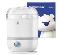 Snow Bear Sterilizzatore e asciugatrice per biberon, sterilizzatore elettrico 6 in 1 per biberon e ciucci, parti tiralatte, grande capacità, 13 bottiglie, asciugatura rapida, facile da pulire