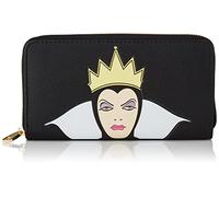 Snow Bianca Purse Evil Queen Nuovo Ufficiale Disney Nero Zip Around