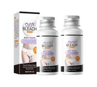 Snow Bleach Cream 2Pcs, Crema Schiarente Per Le Zone Oscure, Schiarimento Naturale Di Ginocchia Gomiti E Ascelle, Crema Sbiancante Per La Cura Intima E Del Corpo, Formula Con Ingredienti Delicati
