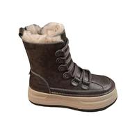 Snow Boots Women Stivali da Caccia Comfort in Pelle Antiscivolo E Lacci sotto Motivo Stampato a Stivali da Pioggia Western Generisch Stivaletti da Pelle da Neve Impermeabili