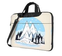 Snow-capped Mountains, borsa a tracolla multifunzionale, borsa messenger da 14,96 pollici, borsa per computer da 37 cm, borsa a tracolla