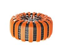 Snow Chains | 10piece Anti-Slip Adjustable Wheel Ties Belts - Tire Chains for Cars | for Ice Winter Hiking Trailer Offroad Lawn Fishing