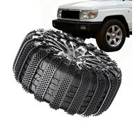 Snow Chains,Anti-Slip 10piece Effortless Installation Tyre Protection Adjustable | Advanced Protective Tire Chains For Cars,for Ice Winter Hiking Trailer Offroad Lawn Fishing