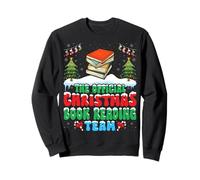 Snow Christmas Book Reading Team - Funny Book Lover Xmas Felpa